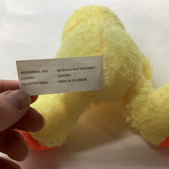 Yellow Chick Duck Plush Big Shiny Feet  Stuffed Animal Easter Farm 6" Ducky - Picture 7 of 10